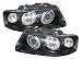 Produkt-Bild: Angel Eyes Scheinwerfer Set, passend f&uuml;r Audi A3 Typ 8L, Mod. Bj. 9/00-3/03, Ausf&uuml;hrung: Klarglas Schwarz.