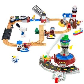 GeoTrax Rail and Road System Air and Sea Combo Pack by Fisher-Price