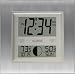 La Crosse Technology WS-8318U Atomic Digital Wall Clock with Moon Phase Display