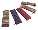 Cotton pencil cases, 'Tracing Colors' (set of 5)