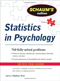 Schaum's Outline of Statistics in Psychology (Schaum's Outline Series)
