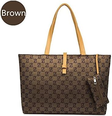 New Women Leather Messenger Hobo Handbag Shoulder Bag Lady Tote Purse Satchel / Brown 08 mix 001