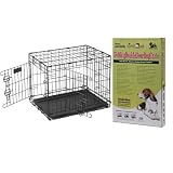 Terra Pet SnugHome Folding Dog Crate, Double Door 22-Inch L by 13-Inch W by 16-Inch H, Holds 1-12-Pound, Satin Black Finish