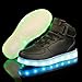 AFFINEST LED Light Up Shoes High Top Fashion Sneakers For Kids Boys Girls