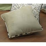 Funky Circles Decorative Pillows Faux Suede