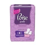 Poise Moderate Absorbency Pads, Regular Length, 66 Count