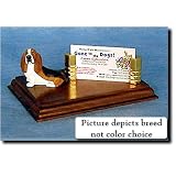 Basset Hound (Red) Business Card Holder
