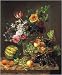 A Rich Still Life of Fruit and Flowers: by Marie-Josephine Hellemans, Box Canvas Print