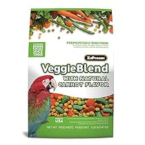 ZUPREEM 230361 Veggieblend Caged Medium and Large Bird Food, 3.25-Pound
