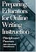 Preparing Educators For Online Writing Instruction: Principles And Processes