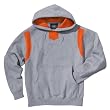 Spirit Hooded Sweatshirt, Oxford/Orange