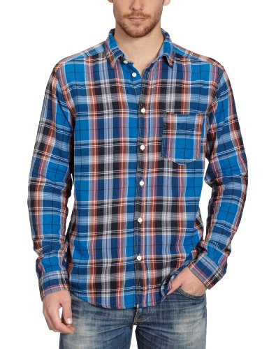 JACK & JONES Herren Freizeithemd 12054706, Gr. 44/46 (S), Mehrfarbig (PRINCESS BLUE) Preisvergleich