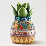 Enesco Jim Shore Heartwood Creek Mini Welcome Pineapple Figuirne, 3-1/2-Inch