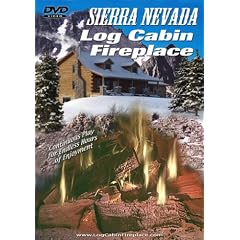 Sierra Nevada Log Cabin Fireplace DVD