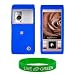 Dark Blue Rubberized Hard Case for Sony Ericsson C905 Phone,