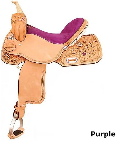 American Saddlery Colored Barrel Saddle 13in Black