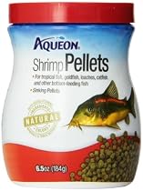 Aqueon 06189 Shrimp Pellets Fish Food, 6-1/2-Ounce
