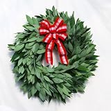 Fresh Myrtle Holiday Wreath