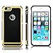 iPhone 6S case, technext020 iPhone 6S Cover iPhone 6 Protective Silicone Bumper Slim Soft Black Gold Back Panel offers excellent Grip