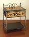 Simple yet Stylish Metal/Wood NIGHTSTAND