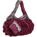 [カシュカシュ] cachecache ラビットファーニットバッグ