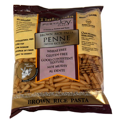 Tinkyada Brown Rice Penne Pasta with Rice Bran, 16-Ounce Packages (Pack of 12)