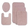 Casual Home Bath Rug Collection - Charming Pink