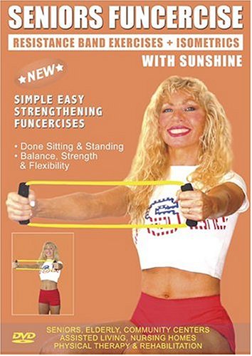 Senior Resistance Bands Exercise DVD for Strength & Fitness ( Includes 2 Resistance Bands) Easy Pilates Resistance bands exercises for Seniors, Elderly, Rehab, Good also for Over weight and Obese Exercise DVD.
