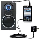 10 Watt Battery Powered Portable Amplified Audio Speaker with Dual charger also charges the Motorola XT860