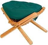 Southern Cross Model SC500N Folding Cherry Ottoman With Cushion