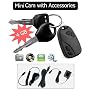 Car Remote Micro Video Camera 4gb Memory with Accessories - Features High Resolution Video Capture with Sound + Still Image Option. Includes USB Cable, Wall Charger and Car Charger