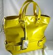 Dolce and Gabbana Handbags (Yellow) BB1465 Patent Leather Bag