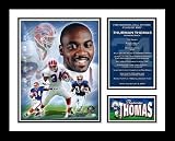 Thurman Thomas Buffalo Bills Hall of Fame 2007 NFL Framed Photograph Milestone Collage