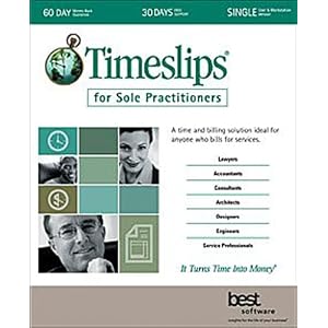 Timeslips 11 for Sole Practitioners by Best Software