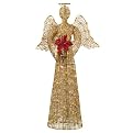 Gold String Lighted Angel - 45"