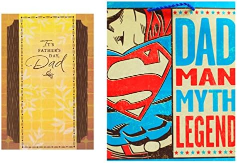 Hallmark Fathers Day Card "It's Father's Day, Dad" &amp; Gift Bag