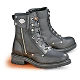 Mens Harley-Davidson� Cimarron Side Zip Boots Black by Harley Davidson