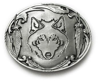 Wolf Accessories: Wolf Belt Buckle