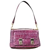 ALEXIS HUDSON Sugarbowl in Purple Crocodile