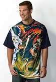 KingSize Big & Tall Dragon and Tiger Graphic Tee