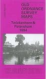 Twickenham and Petersham 1894: London Sheet 122 (Old O.S. Maps of London)