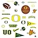 ROOMMATES RMK1747SCS University of Oregon Peel and Stick Wall Decals