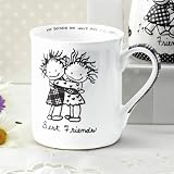 Enesco Children of the Inner Light Best Friends Mug, 4-1/4-Inch