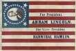 Lincoln-Hamlin Banner from the 1860 Presidential Campaign - Unusual 16"x20" Photographic Print from the Library of Congress Collection