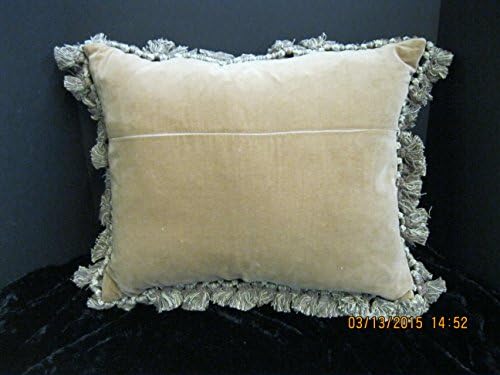 Old World French Aubusson Pillow in Ethnic Geometric design 19 x 22 Inches