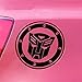 4.5” Diameter Transformer Vinyl Decal for Car Fuel Window Bumper Sticker (Autobot)