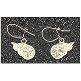 LogoArt Tennessee Titans 10K Gold Team Fireball Dangle Earrings