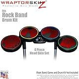 Spider Web Skin by WraptorSkinz fits Rock Band Drum Set for Nintendo Wii, XBOX 360, PS2 & PS3 (DRUMS