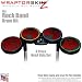 Spider Web Skin by WraptorSkinz fits Rock Band Drum Set for Nintendo Wii, XBOX 360, PS2 & PS3 (DRUMS NOT INCLUDED)
