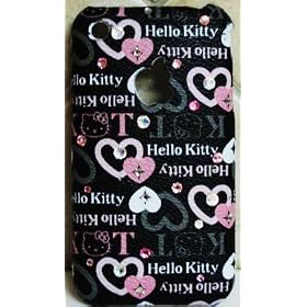 Hello Kitty Iphone 3g Case Faceplate w/ Swarovski Bling
